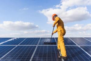 entretien sav nettoyage panneaux photovoltaiques
